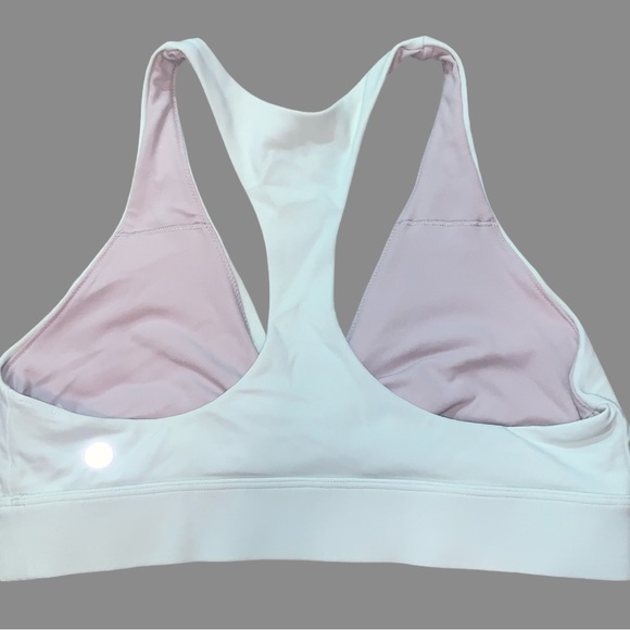 Lululemon Sweet Awakenings Bra Light Green Sz 10 Missing Pads - Picture 2 of 4